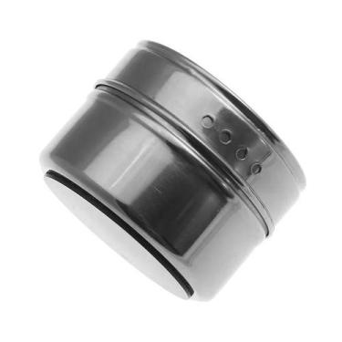 Imagem de Conjunto De Frascos Magnéticos De Aço Inoxidável Para Temperos, Saleir