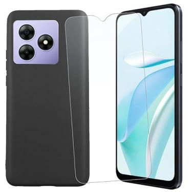 Imagem de TNKISRY Capa para celular Blackview Wave 8 (6,6 polegadas), capa protetora de TPU à prova de choque para Blackview Wave 8, para protetor de tela Blackview Wave 8 [1 unidade]