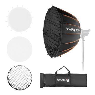 Imagem de SmallRig Softbox parabólico FP-90 de 89,9 cm com suporte Bowens para fotografia de estúdio, caixa macia de liberação rápida com grade de favo de mel, difusores, para SMALLRIG RC 220 pro, para Neewer