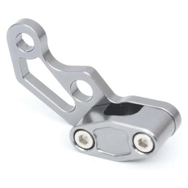 Imagem de Grampo de cabo de tubo de óleo de motocicleta de alumínio, braçadeiras de linha de tubo de freio para bicicleta suja, quadriciclo, preto, vermelho, azul, prata, prata