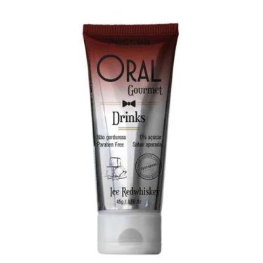 Imagem de  Oral Gourmet Drinks REDWHISKEY Pessini Gel Beijável Comestível Hot Ic