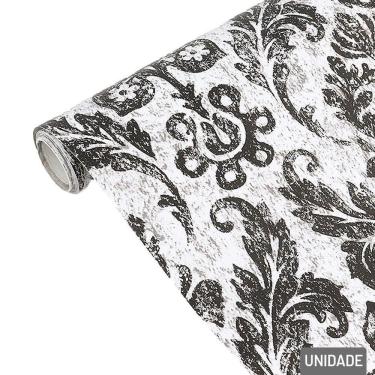 Imagem de Papel De Parede 45cm X 5m Arabesco De Flores - Tudo Em Caixa