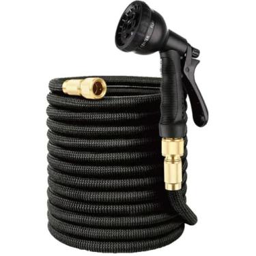 Imagem de Mangueira Expansível Flexível Retrátil 25m + Esguicho 7 Jato - Magalu 