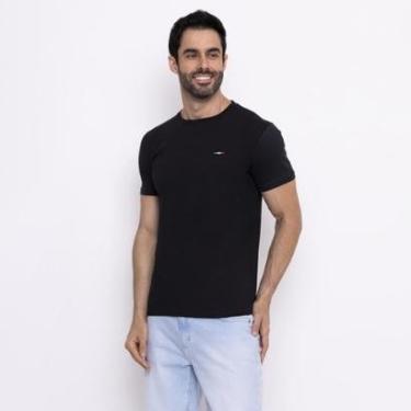 Imagem de Camiseta Masculina Básica FMF com Bordado Algodão Premium Itália-Masculino