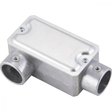 Imagem de Condulete fixo 3/4" tipo "LR" - com tampa / sem rosca / sem pintura