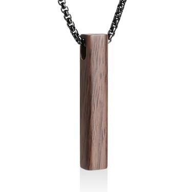 Imagem de abooxiu Colar de urna para cinzas humanas, joia de cremação para cinzas, aço inoxidável, lembrança, cinzas, colar de cinzas, pingente de urna memorial para mulheres e homens - Forever in my heart