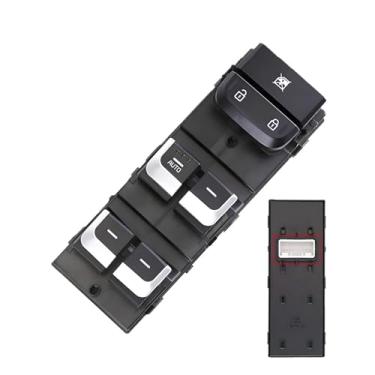 Imagem de 93571-D9000 Botão de controle do interruptor do vidro elétrico dianteiro esquerdo do carro compatível com KIA Sportage 2017-2021 93571D9000