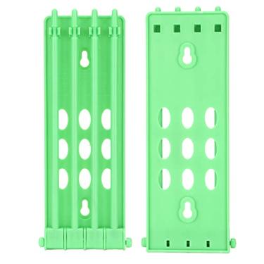 Imagem de AYNEFY Suporte Seguro de Faixas de Pernas de Pássaro de Plástico, Acesso Fácil e Rotação para o Suporte do Anel para Pombos, Material Premium, Design Fácil de Usar para Papagaios, Galinhas, Patos, Com Banda Robusta (Verde)