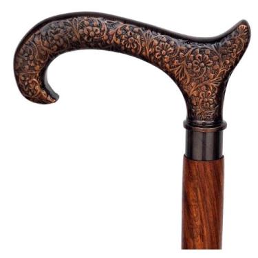 Imagem de Bastão de caminhada ALADEAN Vintage Derby Wood 91 cm elegante