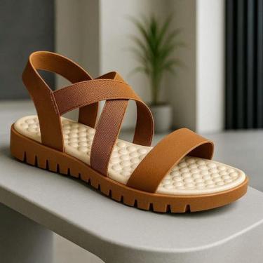 Imagem de Sandália Feminina Ortopédica Para Esporão e Fascite Plantar Ultra Conf