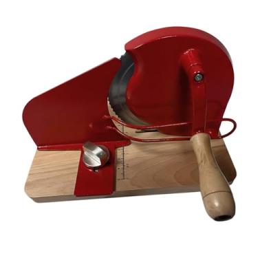 Imagem de Baoblaze Fatiador de pão para pão de fermentação, balança para linha de padaria, uso eficiente, fatiador manual de frios para cafés, padarias, cozinhas, Vermelho