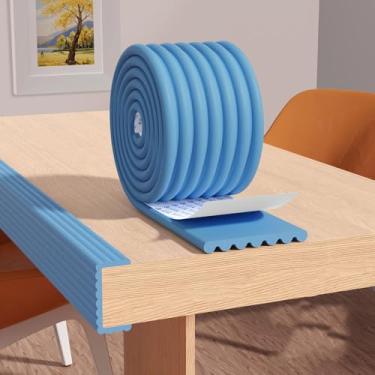 Imagem de TRAGLO Basketball Basement Pole Pad, 33ft Wrap Around Pole Padding Self Adhesive Protective Covers Waterproof Column Pads for Playground Garage, Easy Installation(Azul)