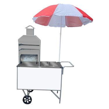 Imagem de Carrinho De Cachorro Quente E Churrasco Econômico Cefaz Blcbh43m-gs