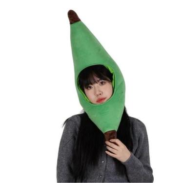 Imagem de Chapéu Green Banana para adultos Funny Fruit Cosplay Cap - yiweisai