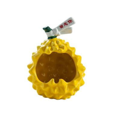 Imagem de Cinzeiro cerâmico em forma de Durian 300g 11x10x15cm para fumantes