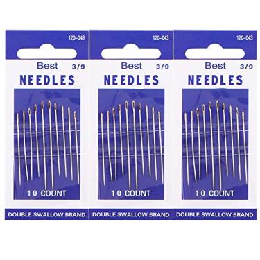 Imagem de Agulhas para máquina de costura, 30 peças, alta dureza, durável, não quebra, agulhas de costura doméstica para tecidos, artesanato, 14/90 ou 3/9 opcional (3/9)