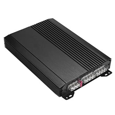 Imagem de Matybobe Amplificador automotivo de 4 canais 6800W de alta potência 12,0 V amplificador de potência ultra fino de quatro vias classe A/B