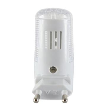 Imagem de Luz Noturna LED Bivolt com Interruptor, Branca, 127V-220V, Plug Direto na Tomada