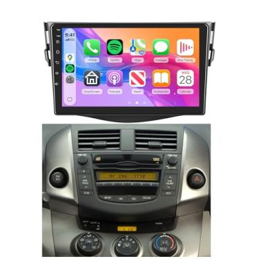 Imagem de Rádio 2G + 64G Android 13 para Toyota RAV4 2007-2011, Rimoody Car Stereo Wireless CarPlay Android Navegação GPS Automática WiFi Mirror Link 22.9 cm Touchscreen Bluetooth FM/RDS USB + Câmera de backup
