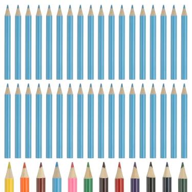 Imagem de PATIKIL Lápis de cor, azul celeste, lindos lápis de desenho com núcleos à base de óleo, materiais de scrapbook, para adultos, livros de colorir, artistas, iniciantes, desenho, esboços, 36 peças