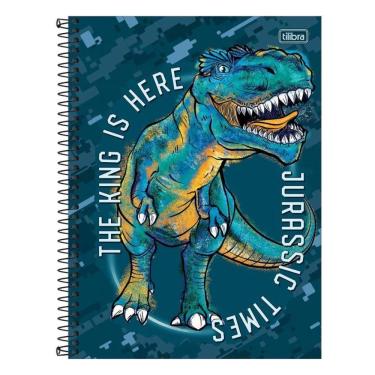 Imagem de Caderno Espiral Capa Dura Universitário 1 Matéria Raptor 80 Folhas Estampa 6