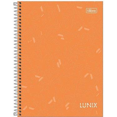 Imagem de Caderno Universitário Capa Dura A4 1 Matéria 80 Folhas Lunix Tilibra Laranja