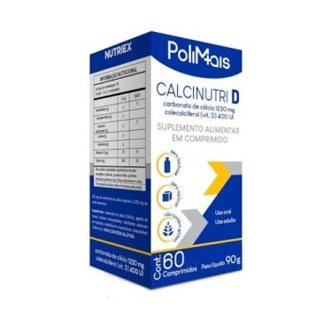 Imagem de Suplemento Alimentar Calcinutri D Polimais 60 Comprimidos