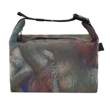 Imagem de TSENQUE Edgar Degas Balé Estampas Lancheira para Mulheres Lancheira Portátil Lancheira para Trabalho Linda Bolsa Térmica Floral Isolada para Adultos