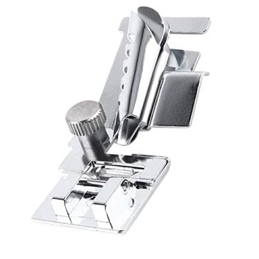 Imagem de HEEPDD Calcador de Pressão, Calcador de Costura para Máquina de Costura, de Bainha para Encadernação de Fita de Viés Com Material de Aço Inoxidável e Fácil Instalação
