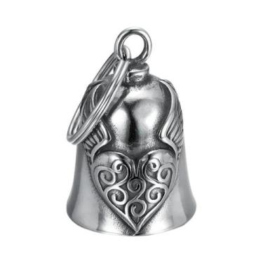 Imagem de Colar Masculino Vintage Com Pingente De Sino De Cruz Cristã De Jesus, 