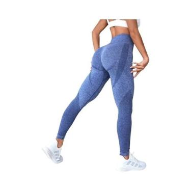 Imagem de Leggings sem costura cintura alta para as mulheres, leggings sexy para