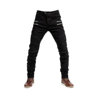 Imagem de Calças De Motocross Para Homens E Mulheres Com Zíper Duplo Em Metal, C