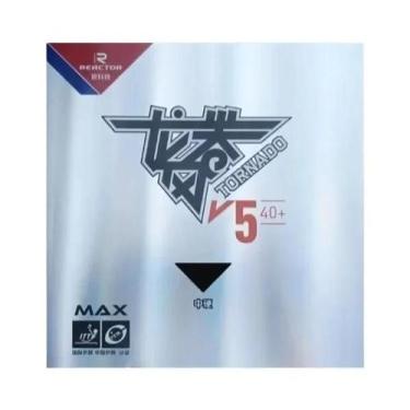 Imagem de Borracha De Tênis De Mesa ITTF Aprovada, Modelo TORNADO V5, Espuma Ade