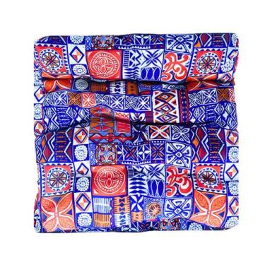 Imagem de Kit 2 Assento Para Cadeira Futon 50x50cm Cores Variadas Estampadas - C