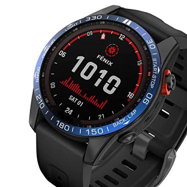 Imagem de VEVEL Anel de bisel para Garmin Fenix 7 6 6X Pro 5 5Plus 6X Safira Pulseira Anel Capa de Proteção Protetor de Metal Scratch Case (Cor: B, Tamanho: Para Fenix 6X-6X Pro)