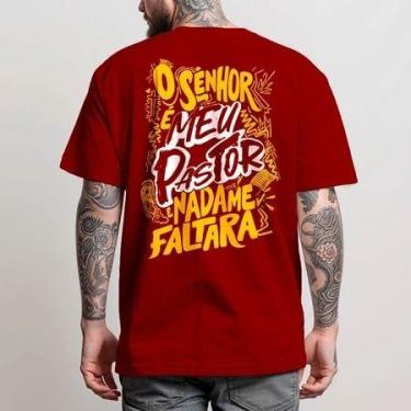 Imagem de Camiseta T-Shirt Masculina Nada Me Faltara Diverse Estilos Camisa Manf