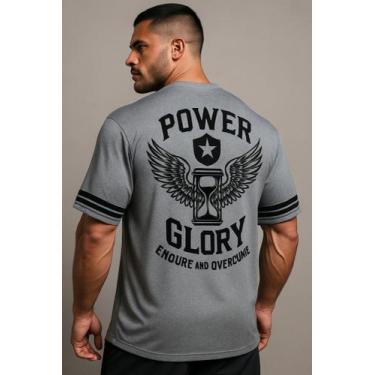 Imagem de Camiseta Streetwear Oversized Masculina power glory - swagon, P