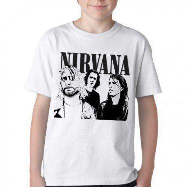 Imagem de Camiseta Infantil ou adulto Nirvana Blusa Criança todos tamanhos, 14 a