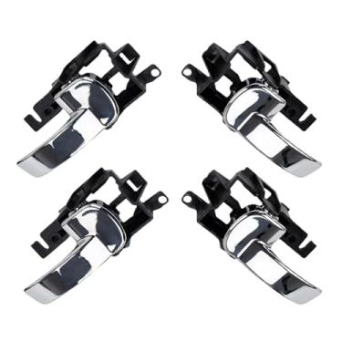 Imagem de Compatível com Nissan Navara D40 Pathfinder 2004-2014 80671-4X02B 80670-4X02B 806714X02B Maçaneta da porta interna esquerda direita dianteira traseira 806704X02B(1 Set)