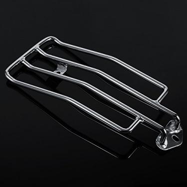 Imagem de Generic Rack de Bagagem Traseiro para Motocicleta, Material de Ferro Durável para Design Curvo Xl883/1200 para Motocicletas Chopper Cruisers (Prata)