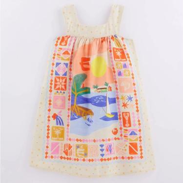 Imagem de Vestido Infantil Menina Vestido Dia do Mangue Fábula-Feminino