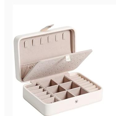 Imagem de Caixas de brinco de armazenamento de joias de couro PU, caixa de joias, embalagem de armazenamento para casa, viagem, presente de menina (cor: preto-JoJo's Bizarre Adventure1, tamanho: 16 * 11 * 5 cm