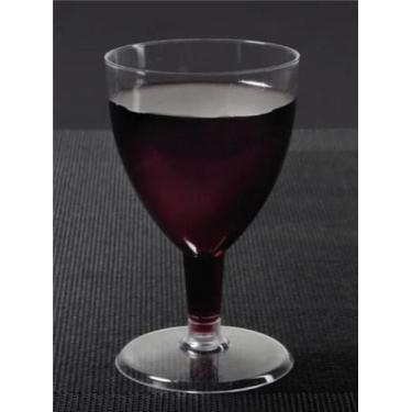 Imagem de Taça De Vinho Pit 170 Cristal 170Ml Plastilânia- 100 Unidade - Plastil