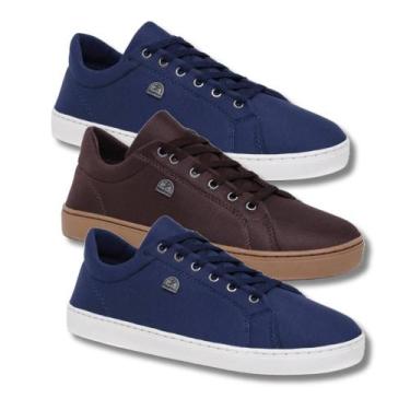 Imagem de Kit 3 Tênis Masculino Casual Ultra Confortável e Resistente - Bless Ac