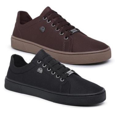 Imagem de Kit 2 Tênis Casual Masculino Street Confort Super Estiloso - Bless Ace