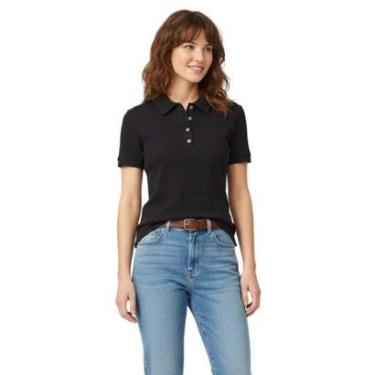 Imagem de Blusa Polo Hering Feminina Manga Curta Em Ribana-Feminino