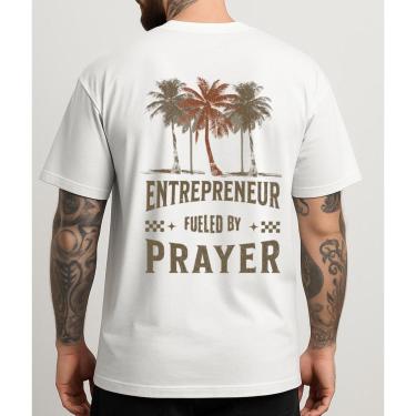 Imagem de Camiseta Masculina Básica 100% Algodão 30.1 Penteado Empreendedor Manga Curta Casual Lifestyle-Masculino