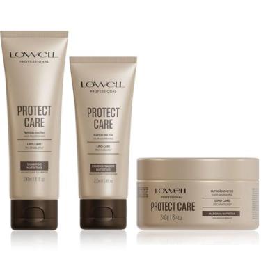 Imagem de Lowell Protect Care Shampoo 240ml Condicionador 200ml e Mascara