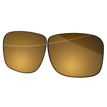 Imagem de Ensky Lentes de reposição HardyShield para óculos de sol Oakley Mainlink XL OO9264 61 mm - Auburn Gold