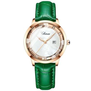 Imagem de Relógio Feminino Chenxi Cx-317 à Prova D'água Verde